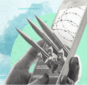 A graphic of a phone for the geotech post